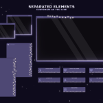Twitch Overlay Package in Purple LoFi Style