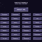 Twitch Overlay Package in Purple LoFi Style
