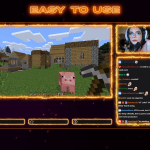 Twitch Overlay Package in Electric Fire style