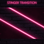 Twitch Overlay Package With Neon Lights in Pink Colors