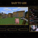 Twitch Overlay Package in Celestial Stars style