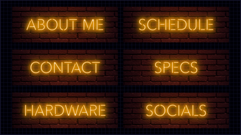 Collection of Twitch Panels