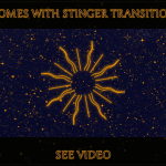 Twitch Overlay Package in Celestial Purple Sky style