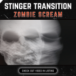 Stinger Transition with Zombie for streaming horror games
