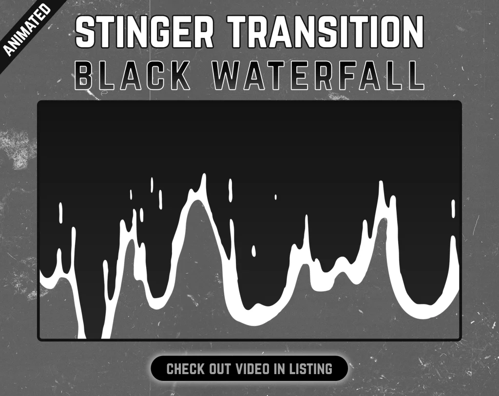 Black Liquid Stinger Transition