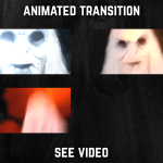 Stinger Transition with old lady for streaming horror games