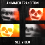 Stinger Transition with cursed child for streaming horror games