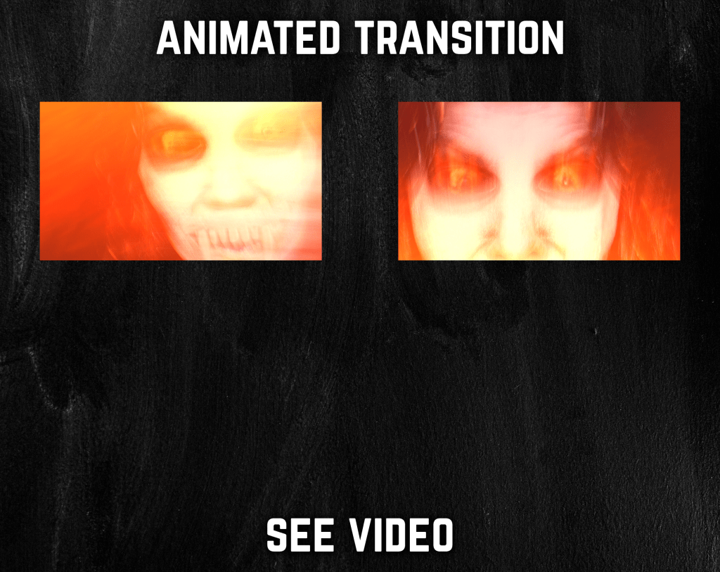 Stinger Transition with Vampire for streaming horror games