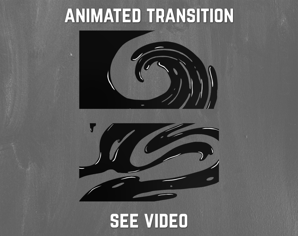 Black Liquid Stinger Transition for streaming