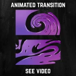 Purple Lofi Liquid Stinger Transition for streaming
