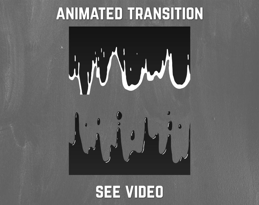 Black Liquid Stinger Transition