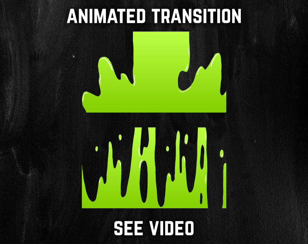 Green Liquid Stinger Transition for streaming