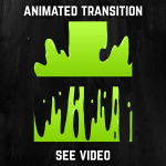 Green Liquid Stinger Transition for streaming