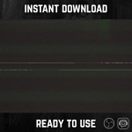 Stinger Transition with vhs tape glitch for streaming horror games