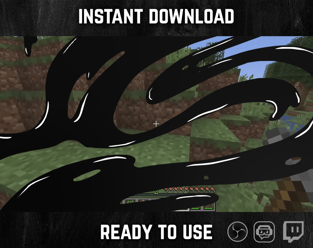 Black Liquid Stinger Transition for streaming