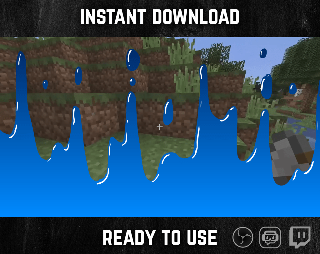 Blue Liquid Stinger Transition