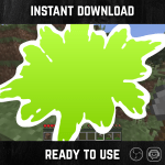Green Liquid Splash Stinger Transition for streaming