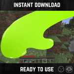 Green Color Liquid Stinger Transition for streaming