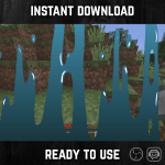 Ocean Blue Color Liquid Stinger Transition for streaming