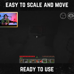 Cottagecore webcam frame overlay for streaming on twitch