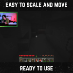 Green webcam frame overlay for streaming on twitch