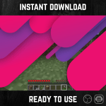 Purple and Pink Stripes Stinger Transition for streaming