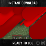 Red Stripes Stinger Transition for streaming