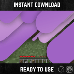 Lofi Purple Stripes Stinger Transition for streaming
