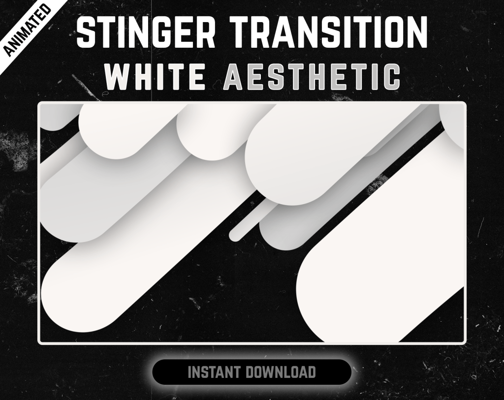 White Stripes Stinger Transition for streaming