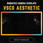 VSCO Colored webcam frame overlay for streaming on twitch