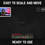 White webcam frame overlay for streaming on twitch
