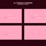 Pink Computer - Cute Twitch Overlay Package