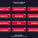 Red Computer - Red Twitch Overlay Package